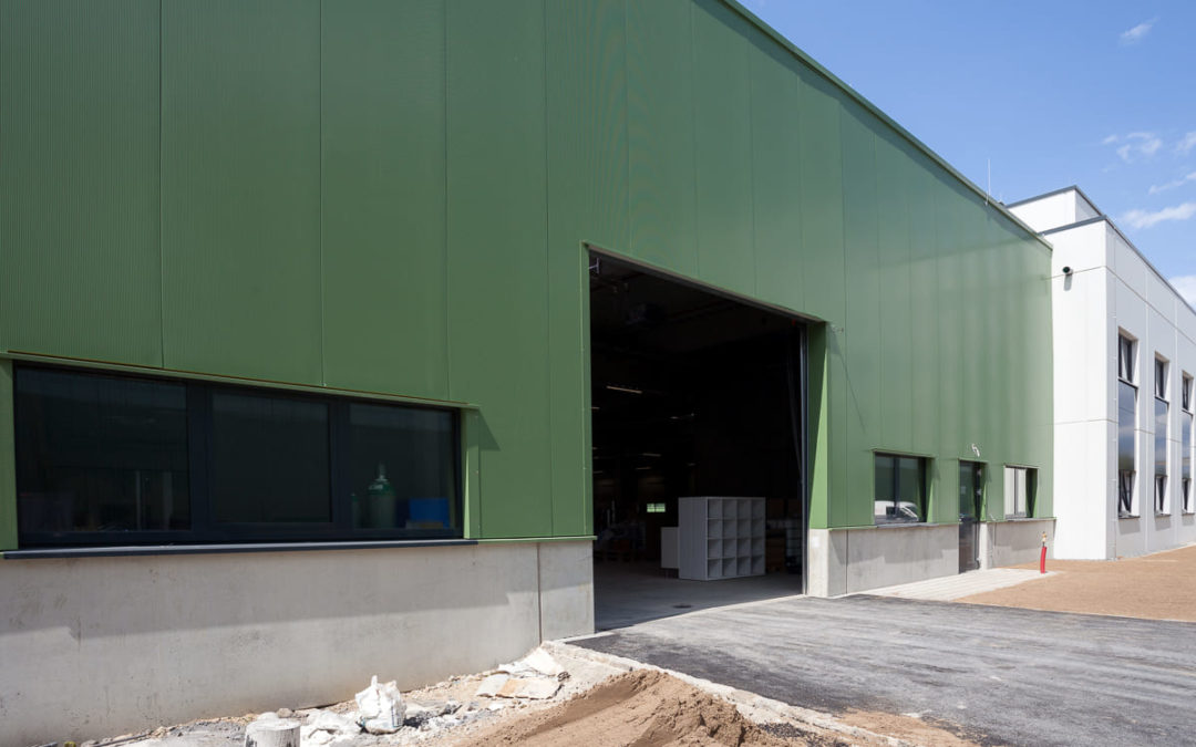 Neues Produktionsgebäude Cosmolux International CAN Zone Industrielle Echternach